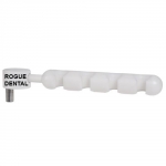 Swing Mount Quad Holder Bar, Delrin, Holds HVE by the Tip