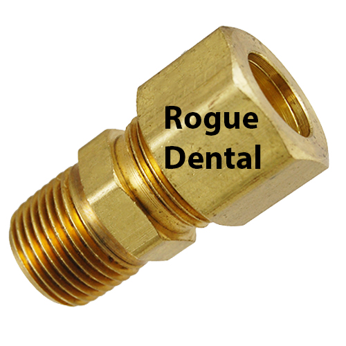 1/8" MPT x 1/4" Compression Tube  (Brass)