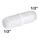 1/2" Barb to 1/2" Plastic Barb Connector