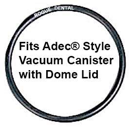 Type "A & C" Vacuum Canister Lid O-Ring (Pkg. 12)