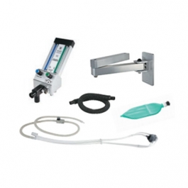 Belmed Flowmeter System with Scavenger Rubber Goods &  Double 8" Swivel Arm