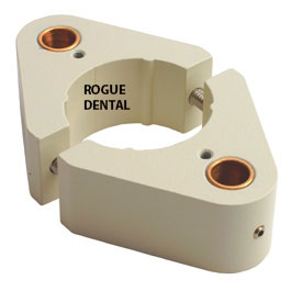 2" Post Mount Bracket with Two 1/2" ID Pin Mounts