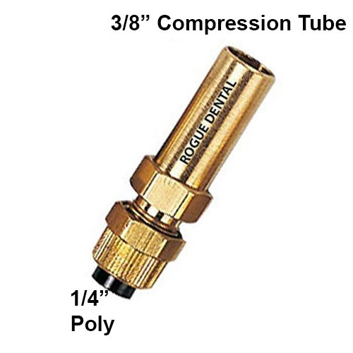 1/4" ID Poly X 3/8" OD  Compression Tube