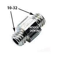 10-32 Male Coupler (Pkg. 5)