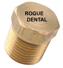 1/4" MPT Hex Head Pipe Plug