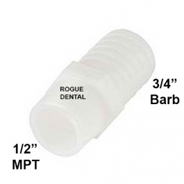Male Adapter 1/2" MPT X 3/4" Barb