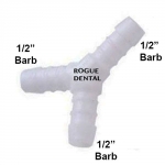 Plastic 1/2" Barb "Y"
