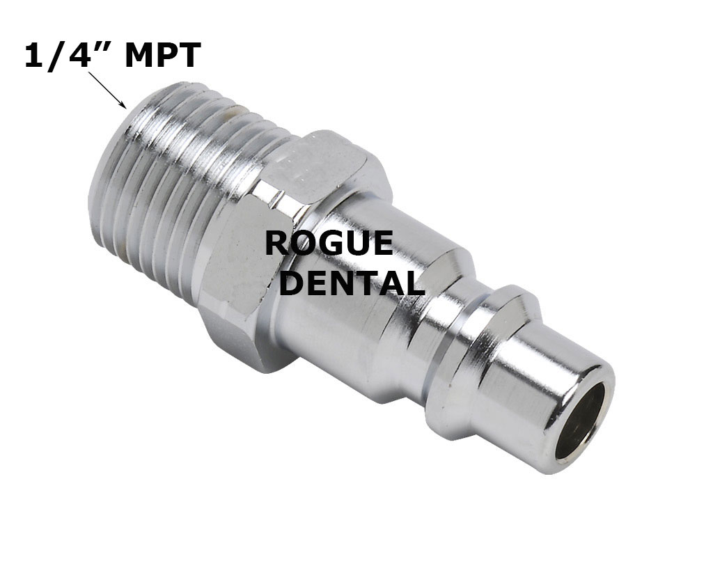 Air Hose Male Quick Disconnect 1/4" MPT x Type M QD