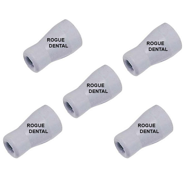 Autoclavable Push-On Saliva Ejector Tips, Grey (Pkg. 5)