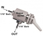 3 Way On/Off Toggle Valve, Relieving, N/C (Air Only)