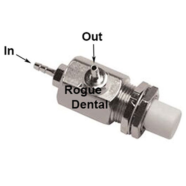 3 Way NC Momentary Push Button Valve (Air Only)