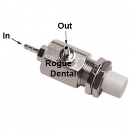 3 Way NC Momentary Push Button Valve (Air Only)
