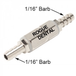 Miniature Inline Check Valve with 1/16" Barbs