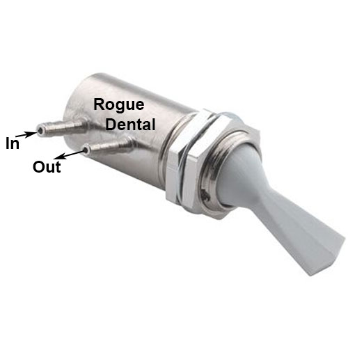 3 Way NC On/Off Toggle Valve  (Air Only)
