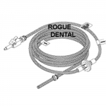 Ultrasonic Scaler "BRAIDED" Water Supply Line with Inline Filter (�" OD x .160 ID) x