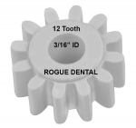Dent-X, AFP Mfg. 3/16"X 12 Tooth Gear (Pkg. 10)