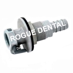 Front Panel Quick Disconnect Drain Port, .625 O.D. Hose Barb