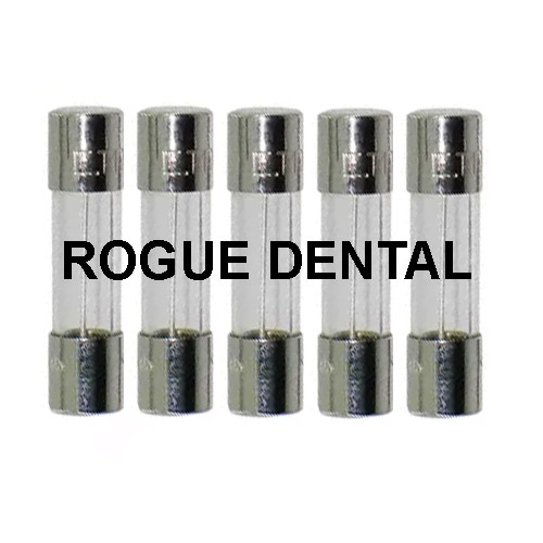 1.25A, 250V Fast Acting Fuse, 5mm Dia. x 20mm Long (Pkg. 5)