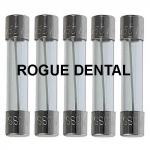 0.6 AMP, 250V 3AG Slow Blow Glass Fuse, 1/4" Dia. x 1.25" Long (Pkg. 5)