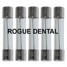 150mA, 250V Slow Blow Glass Fuse, 1/4" Dia. x  1.25" Long (Pkg. 5)