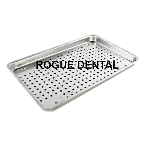 Stainless Steel Instrument Tray, 27.21" Long x 14.43" Wide (Large)