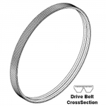 Bulldog  Cogged Drive Belt,   25.59" Length